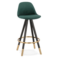 Tmavozelená barová stolička Kokoon Carry Mini, výška sedenia 65 cm