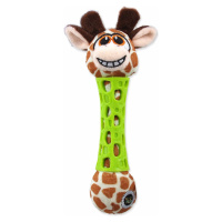 Hračka BeFun žirafa plyšová s TPR gumou pre šteňa 17cm