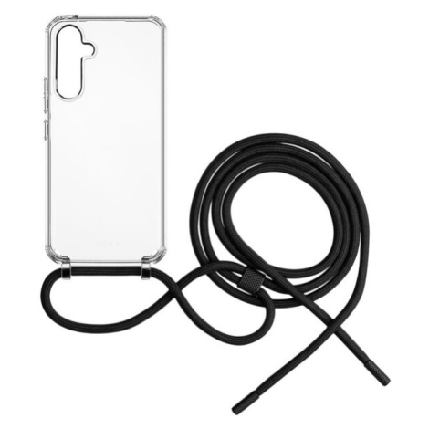 Púzdro FIXED Pure Neck s čiernou šnúrkou na krk pre Samsung Galaxy A54 5G