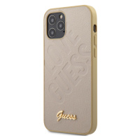 GUHCP12SPUILGLG Guess Iridescent Love Zadní Kryt pro iPhone 12 mini 5.4 Gold