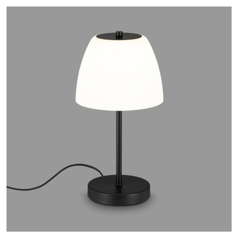 Stolná lampa LED Masa s dotykovým stmievačom, čierna Briloner