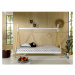 Biela detská posteľ Vipack Tipi, 90 x 200 cm