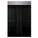 Čierna vinotéka z dubového dreva pre 20 fliaš, 89x181 cm Travis – Zuiver