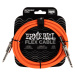 Ernie Ball Flex Instrument Cable 10' Orange