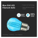 Žiarovka LED Filament E27 2W, Modrá 60lm, G45 VT-2132 (V-TAC)