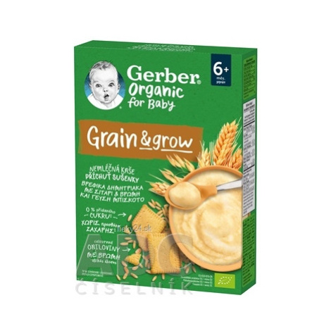 Gerber Organic Nemliečna KAŠA Sušienky