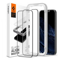 Spigen ochranné sklo Glas.tR AlignMaster pre iPhone 13 Pro Max 2 ks - Black Frame