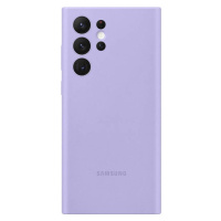 Silikónové puzdro Samsung na Samsung Galaxy S22 Ultra 5G S908 EF-PS908TVE Silicone Cover fialové