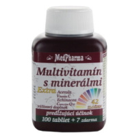 MEDPHARMA Multivitamín s minerálmi 42 zložiek + extra C, Q10 100 + 7 tabliet ZADARMO