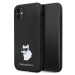 Kryt Karl Lagerfeld KLHCN61SMHCNPK iPhone 11 / Xr 6.1" black hardcase Silicone C Metal Pin (KLHC