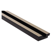 Obkladová lamela ľavé ukončenie Fineza Slat Small Grey oak 270x3,6 cm SLAT01GOL