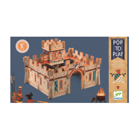 3D kartónová skladačka – Stredoveký hrad DJECO