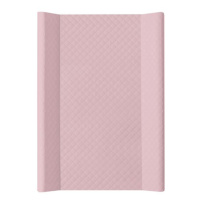 CEBA Podložka prebaľovacia 2-hranná s pevnou doskou (50x70) Comfort Caro Pink