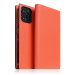 SLG Design puzdro D8 Neon Full Grain Leather Diary pre iPhone 14 Pro Max - Coral