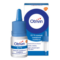 OTRIVIN 0,1 % nosové kvapky na upchatý nos 10 ml