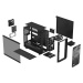 Fractal Design Meshify 2 Lite Black TG Light Tint/Midi Tower/Transpar./Čierna