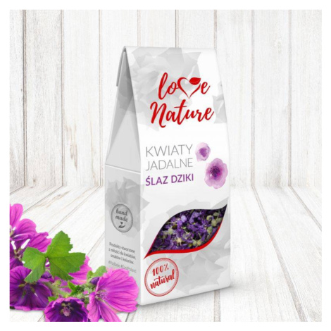 Divoký slez jedlé kvety 15g 100% prírodné - Love Natur - Love Natur