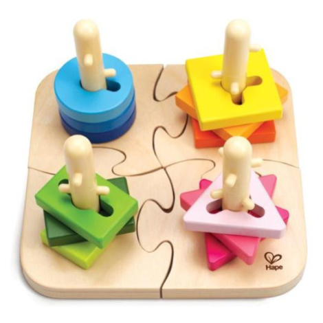 Hape Kreatívne drevené puzzle