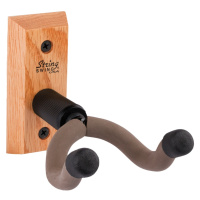 String-Swing Guitar Wall Hanger Oak