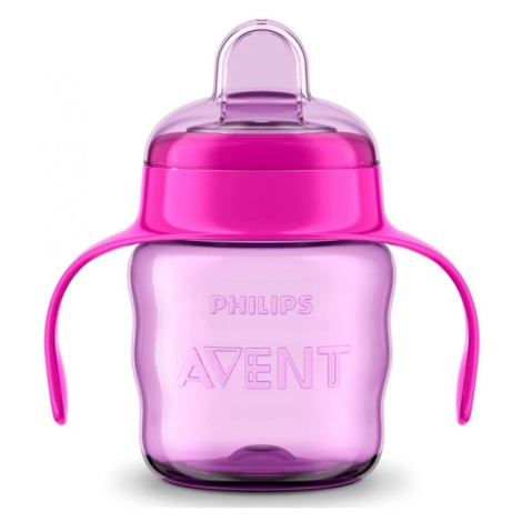 Philips Avent Hrnček pre prvý dúškami Classic 200ml ružový