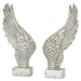 Estila Socha pár antických strieborných anjelských krídel