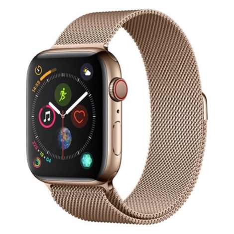 Apple Watch 1-6, SE (42/44 mm), kovový zadný remienok, milánsky štýl, s magnetickým zapínaním, D