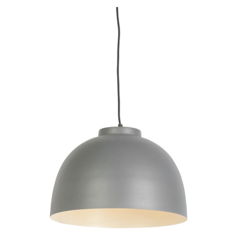 Škandinávska závesná lampa šedá 40 cm - Hoodi QAZQA