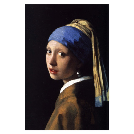 Reprodukcia obrazu Johannes Vermeer - Girl with a Pearl Earring, 70 x 50 cm Fedkolor