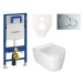 Cenovo zvýhodnený závesný WC set Geberit do ľahkých stien / predstenová montáž + WC Glacera Alfa