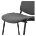 Sconto Konferenčná stolička ISO čierna/sivá