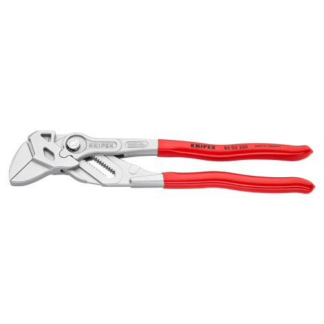 Knipex Kliešťový kľúč, chrómovaný povrch, rukoväť potiahnutá plastom, 250 mm