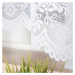 Biela žakarová záclona KAROLINA 300x150 cm