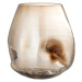Hnedá sklenená váza Bloomingville Ifza, výška 20 cm