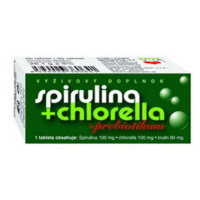 Naturvita Spirulina+Chlorella+inulín tabliet 90 ks