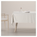 Dekoria Obrus na stôl obdĺžnikový, saténová teplá biela, Vintage 70's, 139-00