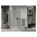 MEXEN/S - Lima sprchovací kút 90x90, transparent, čierna + biela vanička so sifónom 856-090-090-