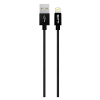 Kábel WG USB na Lightning MFI, 20 cm, čierny