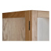 Vitrína z dubového dreva v prírodnej farbe 88x140 cm Elba – Unique Furniture