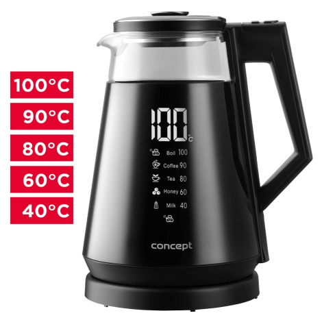 Concept RK4170 digitálna rýchlovarná kanvica Thermosense 1,7 l