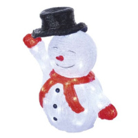 EMOS DCFC18 LED vianočný snehuliak s klobúkom, 36 cm