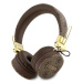 Slúchadlá Guess Bluetooth on-ear headphones GUBH704GEMW brown 4G Metal Logo (GUBH704GEMW)