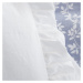 Biely pléd na dvojlôžko 220x230 cm Soft Washed Frill – Bianca
