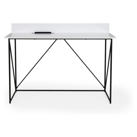 Biely pracovný stôl Tenzo Tell, 120 x 48 cm