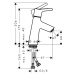 Hansgrohe Talis S, páková umývadlová batéria 80 bez odtokovej súpravy, chrómová, HAN-72012000