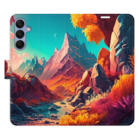 Flipové puzdro iSaprio - Colorful Mountains - Samsung Galaxy A25 5G