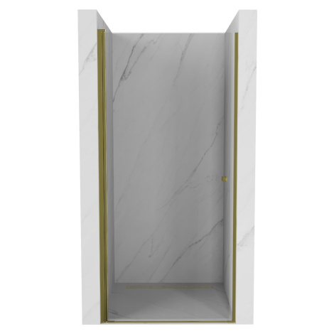MEXEN - Pretória sprchové dvere krídlové 100, transparent, zlaté 852-100-000-50-00