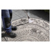 Kusový koberec Twin Supreme 104164 Siruma Grey/Cream kruh – na ven i na doma - 140x140 (průměr) 