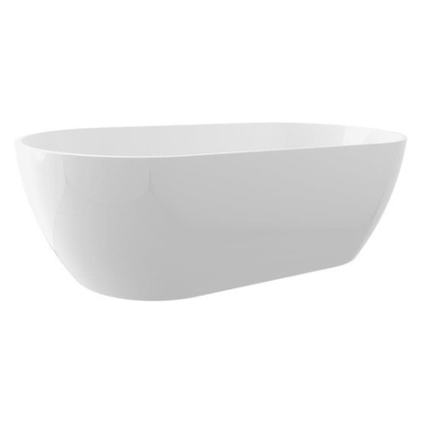 Voľne stojaca vaňa Polysan Reduta 171x81x46 cm liaty mramor ľavá aj pravá 72842