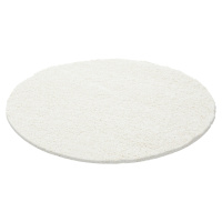 Kusový koberec Life Shaggy 1500 cream kruh Rozmery kobercov: 80x80 kruh