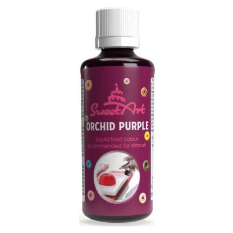 SweetArt tekutá farba na airbrush Orchid Purple (90 ml) - dortis - dortis